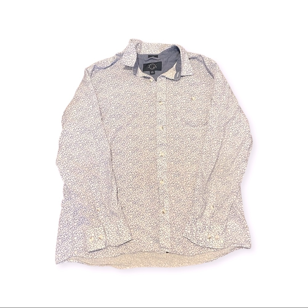 Men’s Large Paisley Button Up Shirt